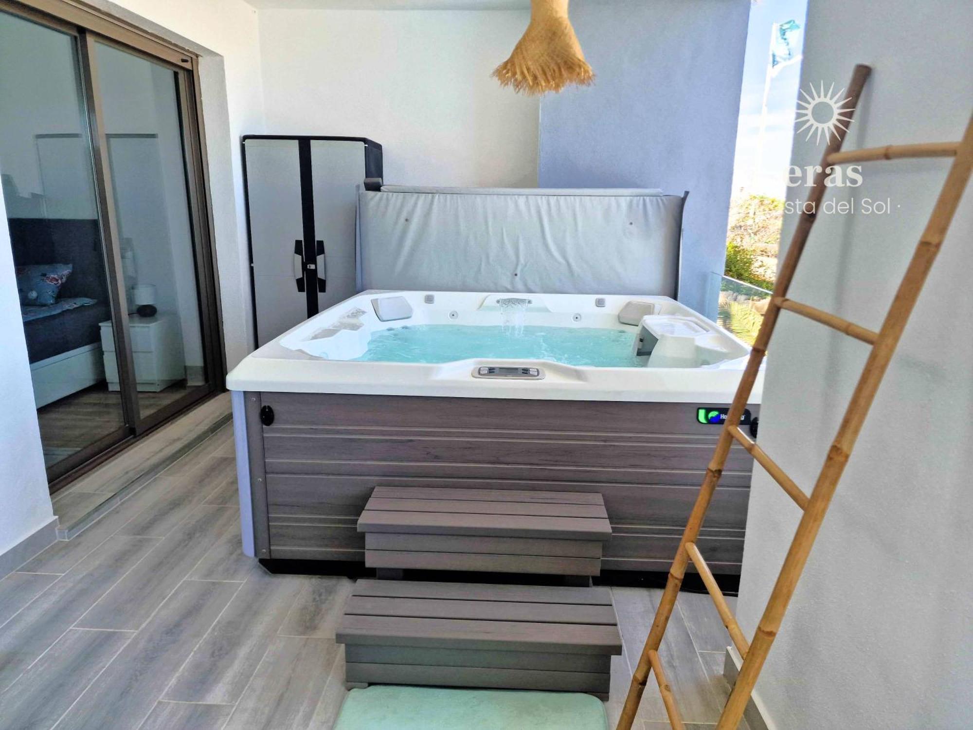 Jacuzzi Privado Para Escapadas Romanticas Apartment มีฆาส กอสตา ภายนอก รูปภาพ